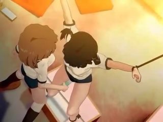 Tied up anime anime deity gets cunt vibed hard