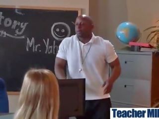 (Tia Cyrus) harlot Big Tits Teacher Hard Bang Student In Class video-30