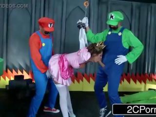 Jerk That Joy Stick: excellent Mario Bros Get Busy With Princess Brooklyn Chase