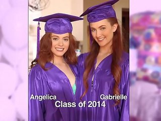 GIRLS GONE WILD - Surprise graduation party for teens ends with lesbian x rated clip