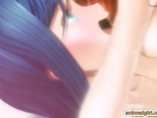 Delightful 3d hentai shemale with bigboobs extraordinary fucking