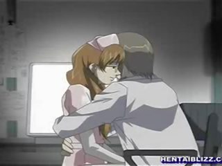 Bondage cartoon nurse with bigtits having x rated video mov with doc