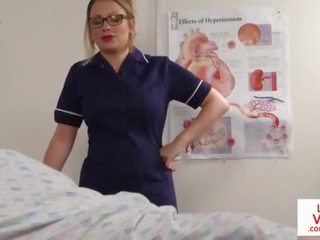 British nurse voyeur instructing sub patient